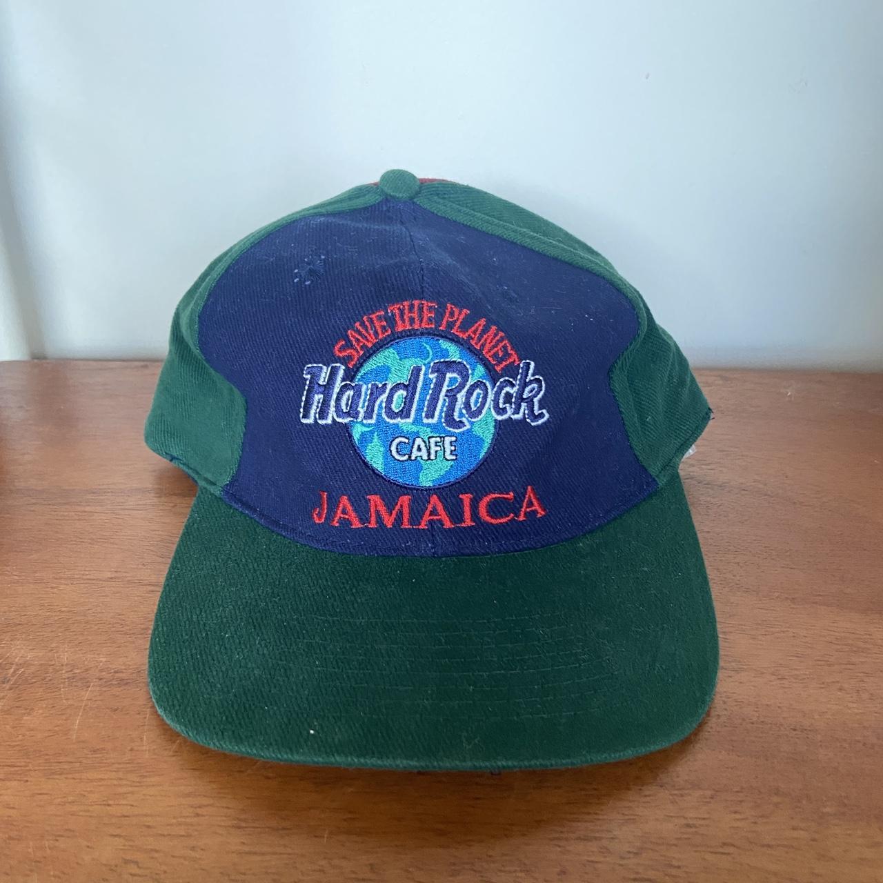 Vintage 90s USA Hard Rock Cafe Jamaica promotional embroidered cap