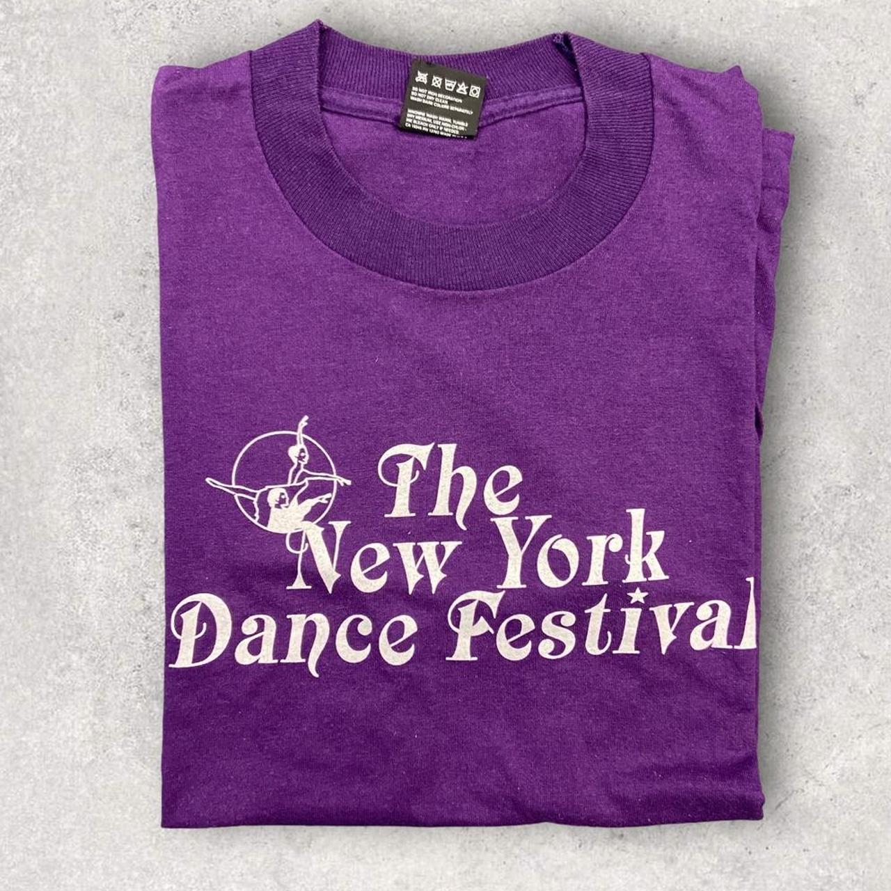 Vintage 90s USA the New York dance festival graphic t-shirt