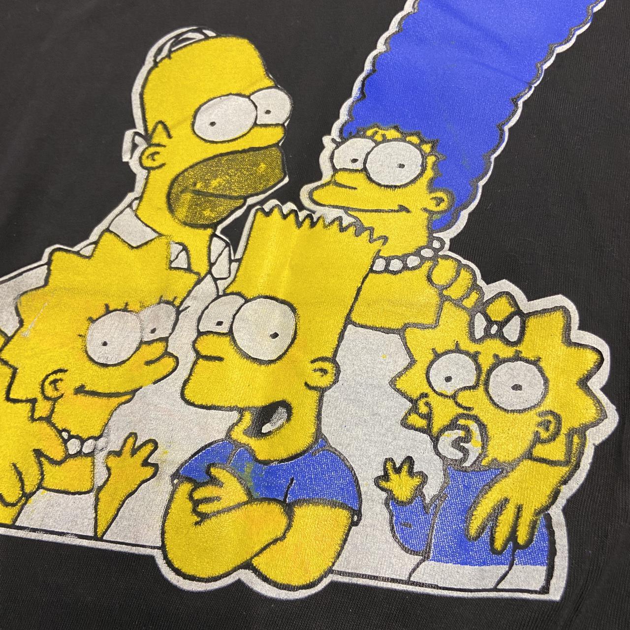 Vintage 90’s ‘the simpsons’ tv show black t-shirt