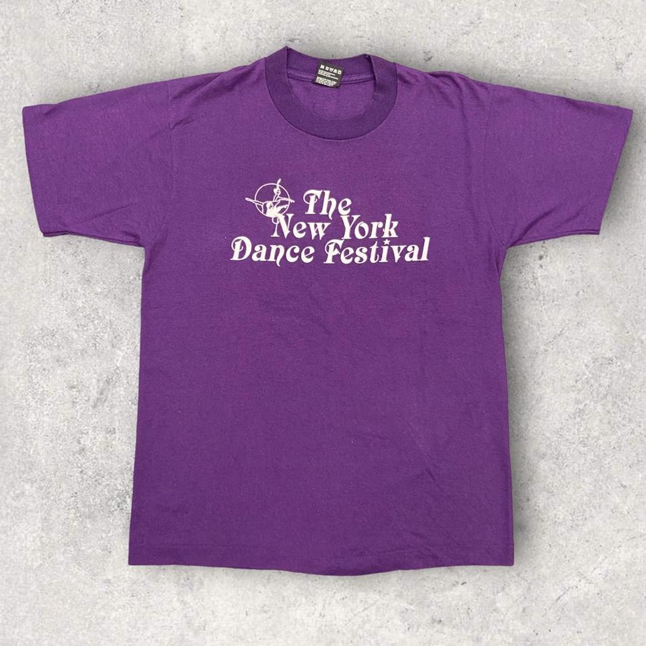 Vintage 90s USA the New York dance festival graphic t-shirt