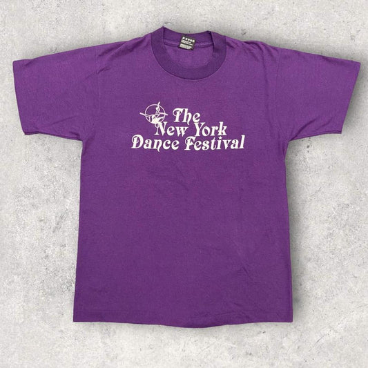 Vintage 90s USA the New York dance festival graphic t-shirt