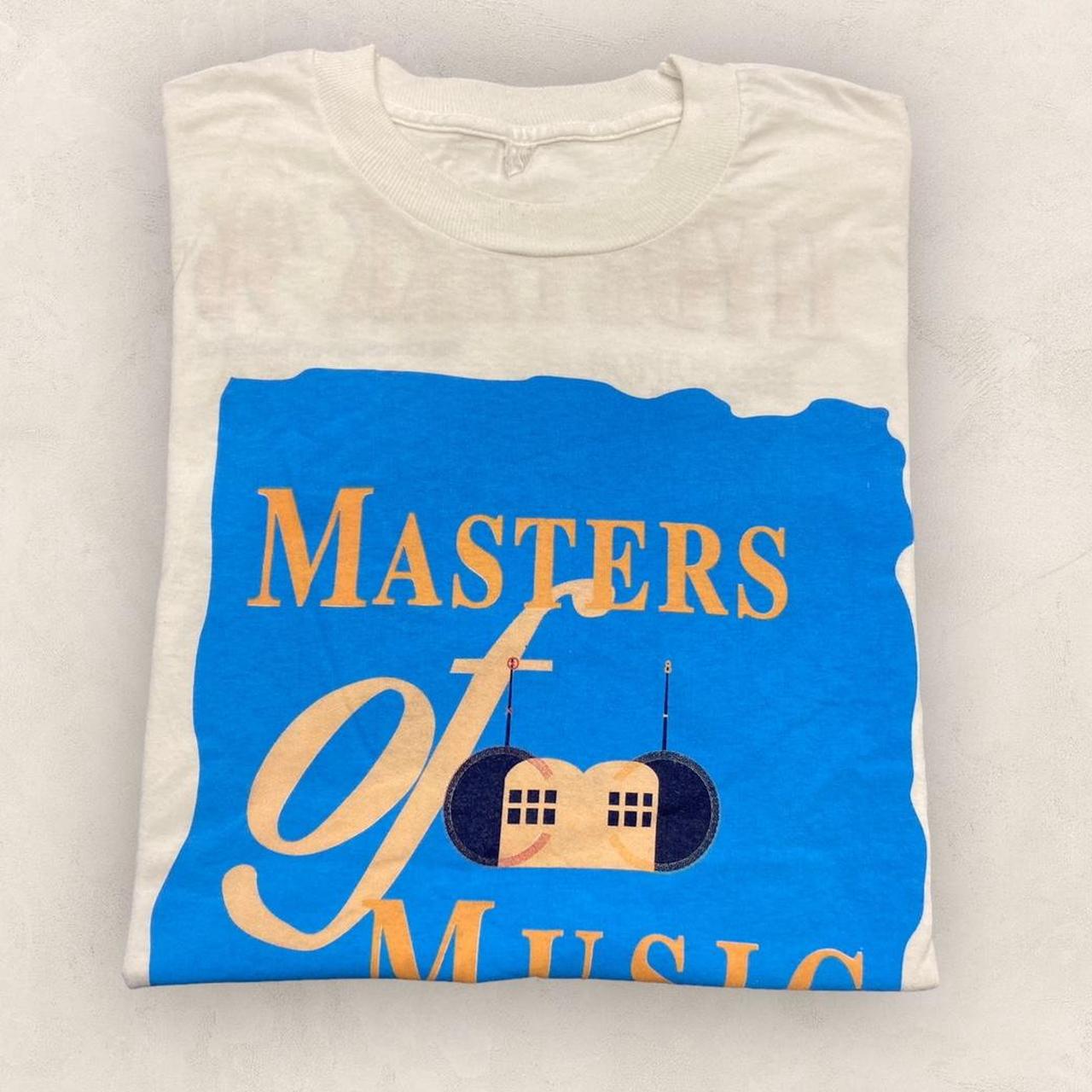 Vintage 90s masters of music concert festival Hyde park London promotional graphic t-shirt