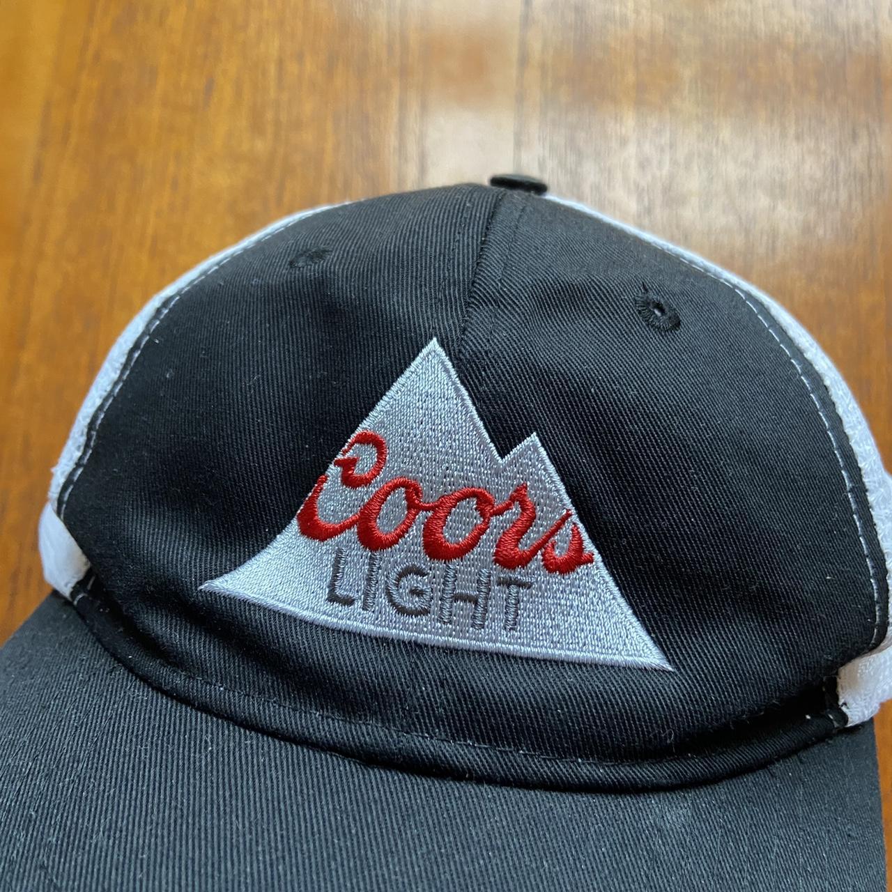 Vintage 90s USA Coors Light beer alcohol graphic trucker cap