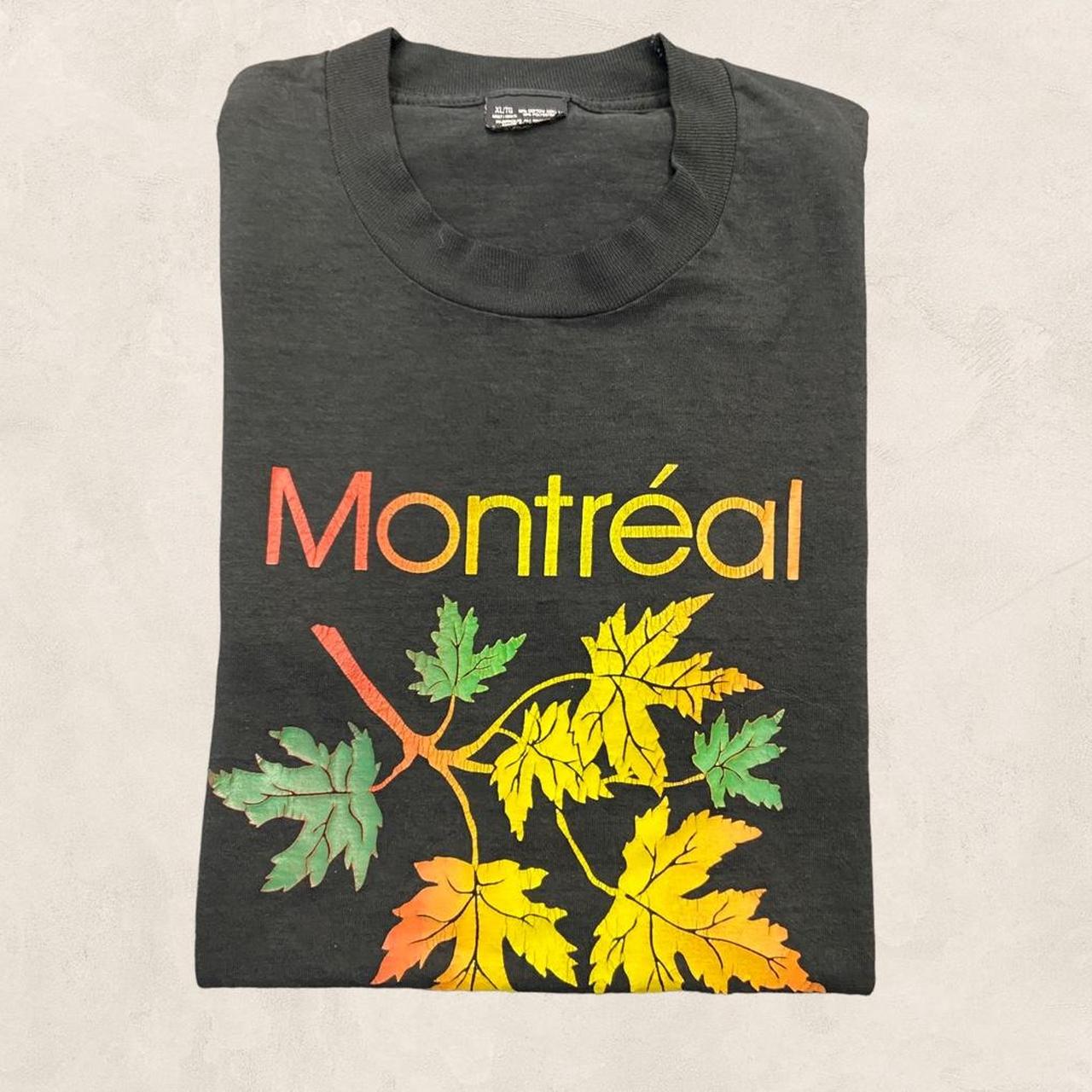 Vintage 90s Montreal Canada maple leaf tourist souvenir graphic t-shirt