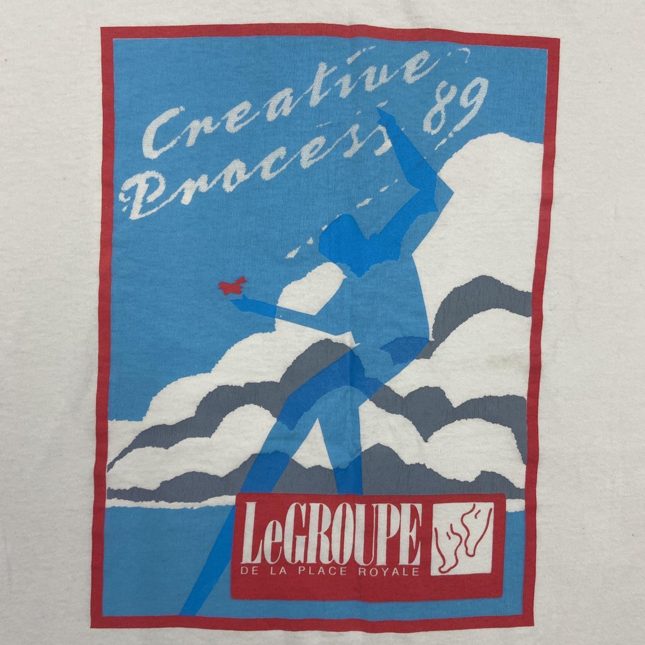 Vintage 80s Canada single stitch creative process 89 the ritz  promotional graphic t-shirt