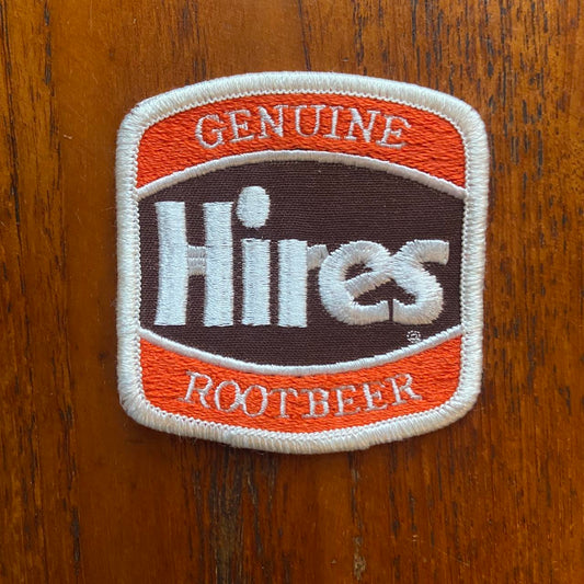 Vintage 80s USA patch Hires genuine Root Beer embroidered sew on badge