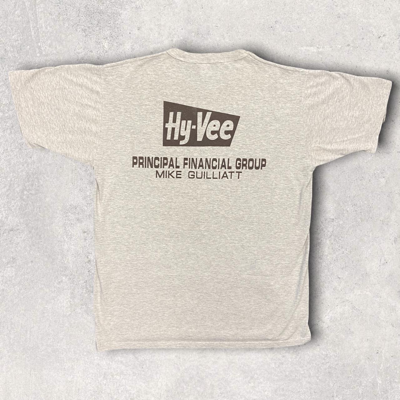 Vintage 90s USA single stitch YMCA 1994 turkey trot race promotional graphic t-shirt