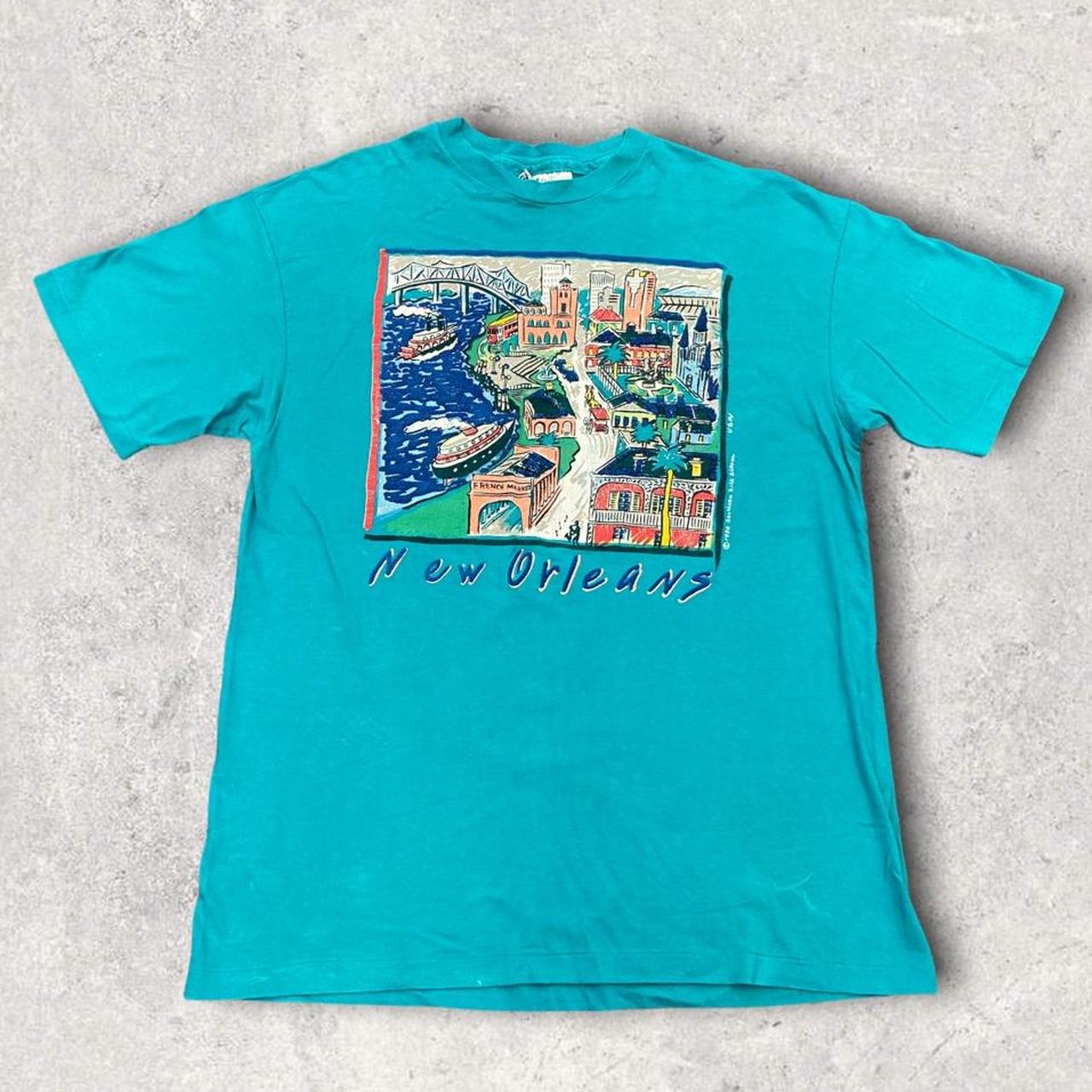 Vintage 90s USA New Orleans Louisiana tourist souvenir graphic t-shirt