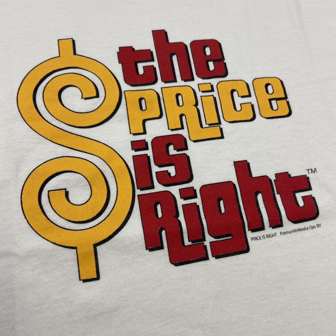 Vintage Y2K USA the price is right tv gameshow graphic t-shirt