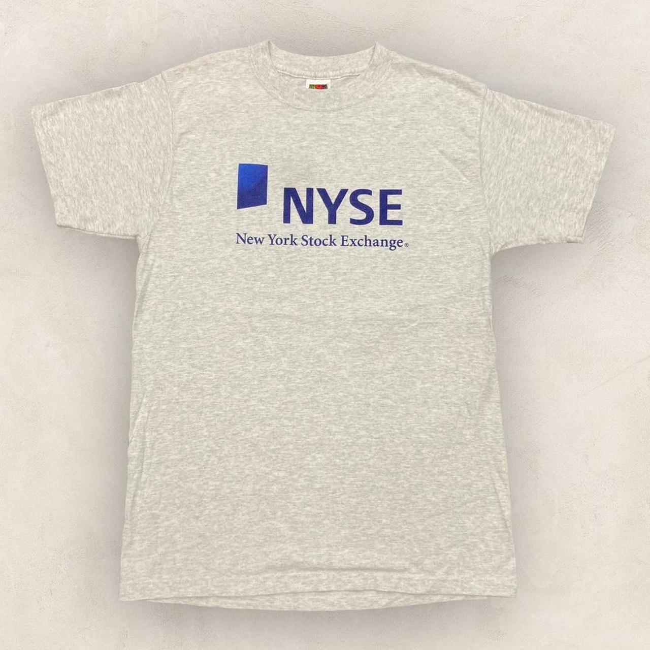 Vintage Y2K 2000s New York Stock Exchange Wall Street promotional graphic t-shirt