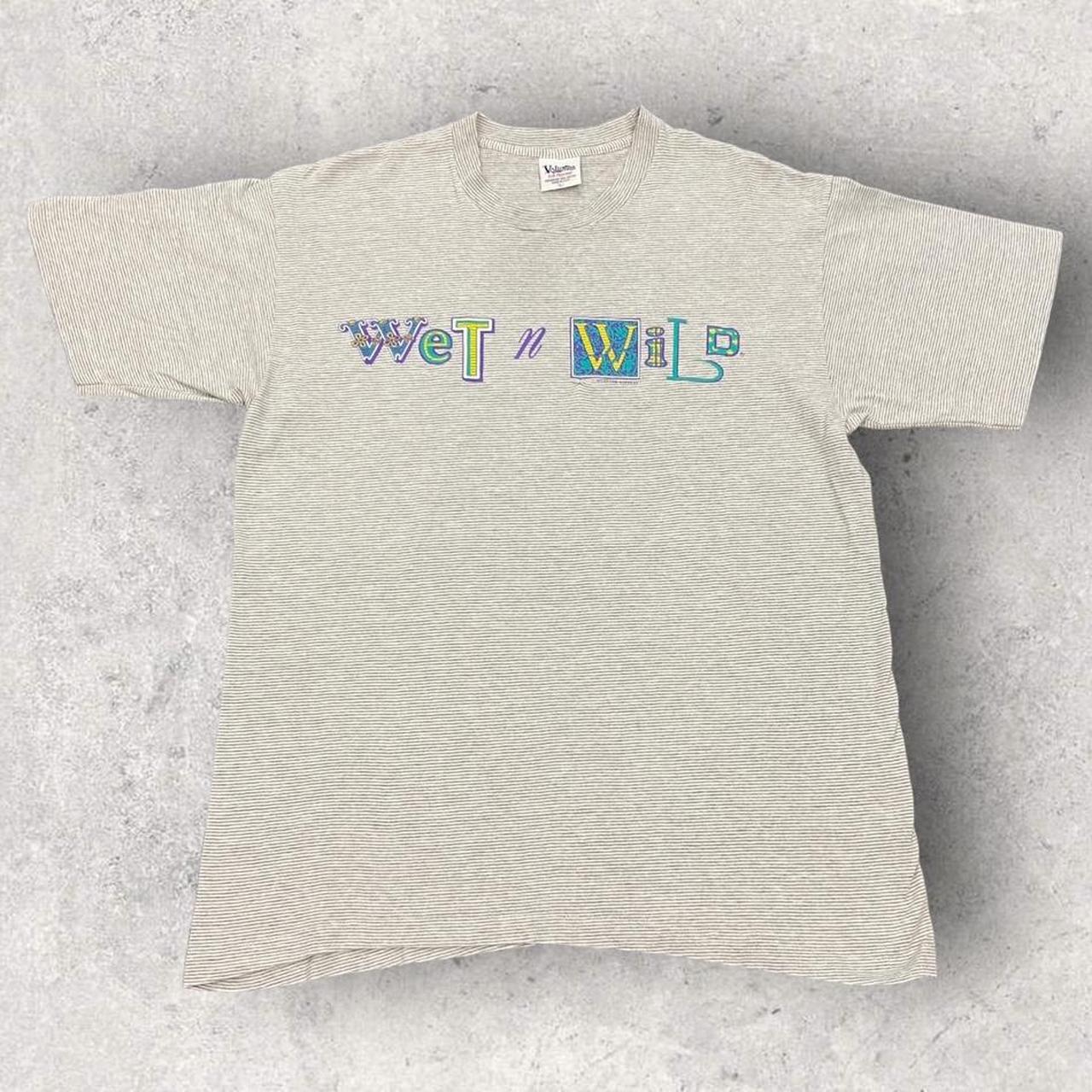 Vintage 90s USA West N Wild water park Orlando Florida promotional graphic t-shirt