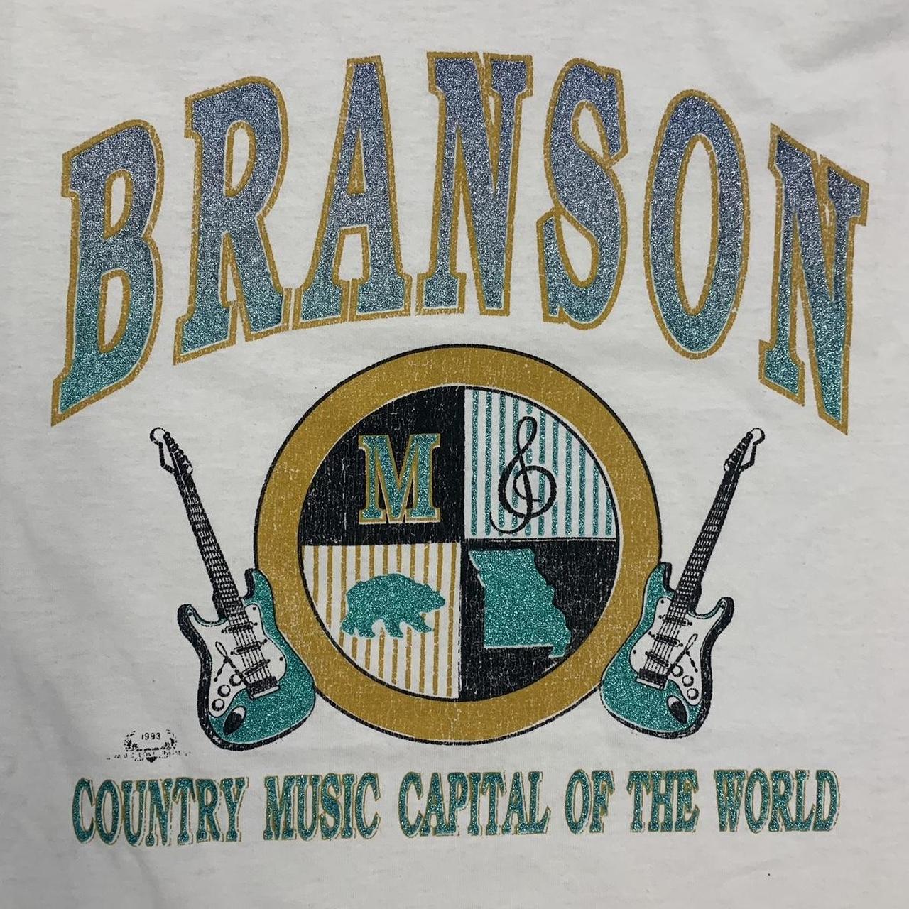 Vintage 90s USA Branson Missouri country western music promotional graphic t-shirt