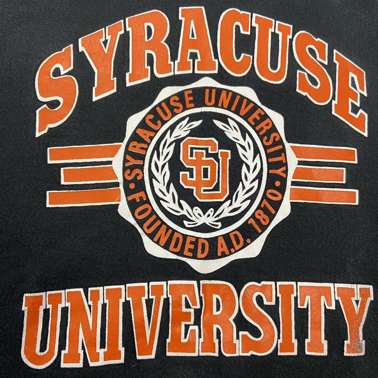 Vintage 90s USA Syracuse University New York State varsity promotional graphic sweatshirt