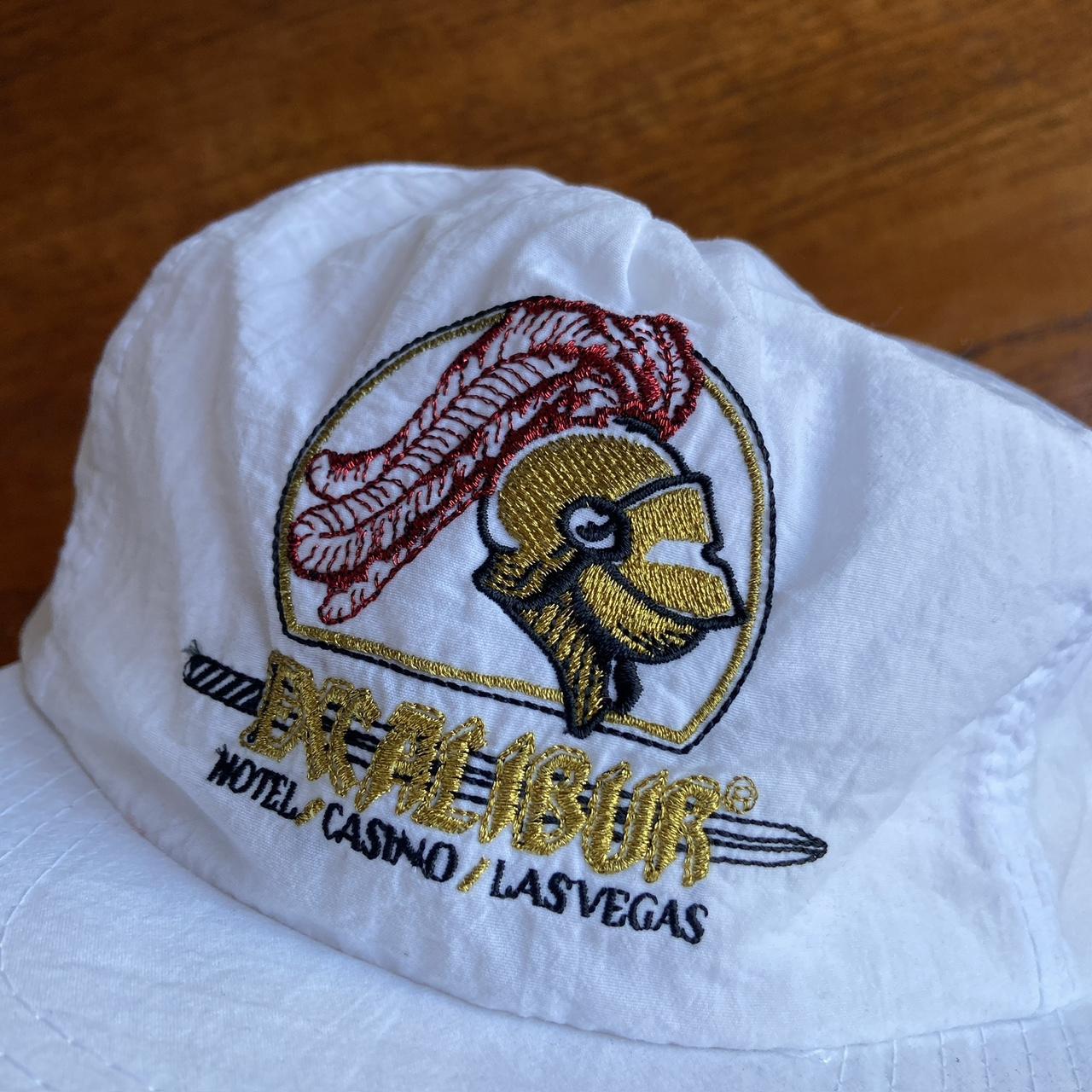 Vintage 90s USA Excalibur Hotel Casino Las Vegas promotional graphic cap