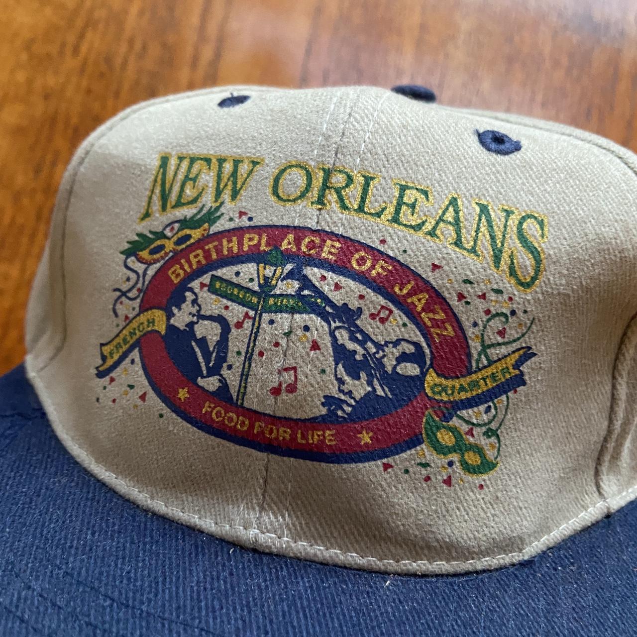 Vintage Y2K 2000s New Orleans jazz tourist souvenir graphic cap