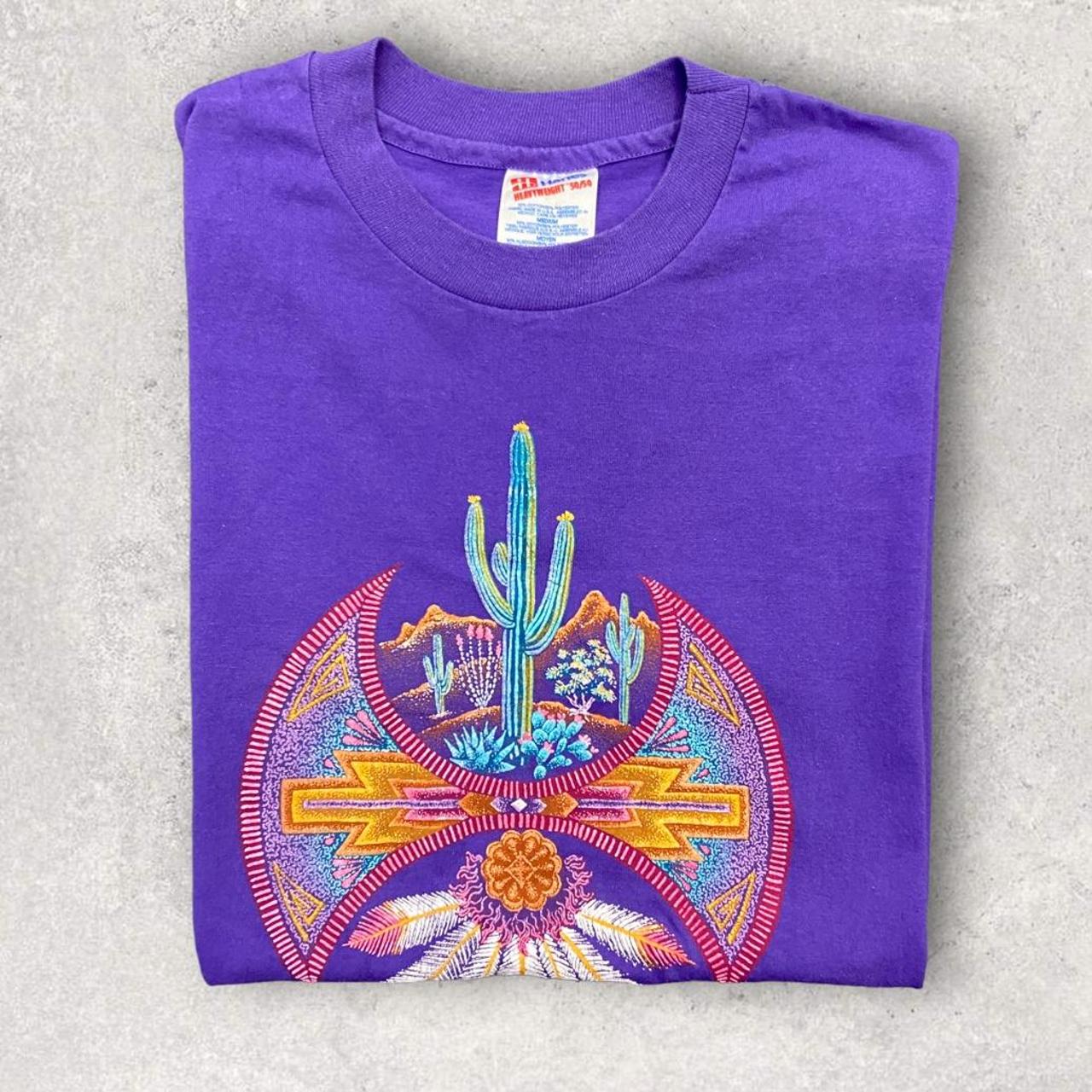 Vintage 90s USA Tortilla flats Arizona desert native graphic t-shirt