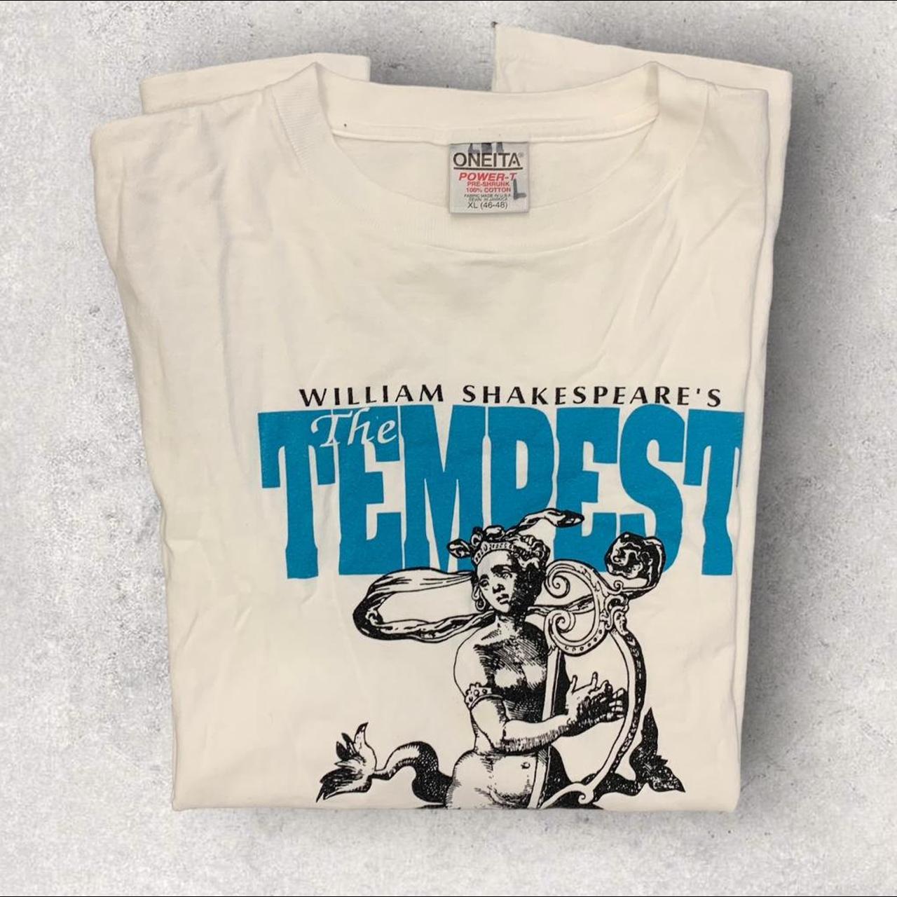 Vintage 90s USA William Shakespeare’s The Tempest Alabama Shakespeare festival graphic t-shirt