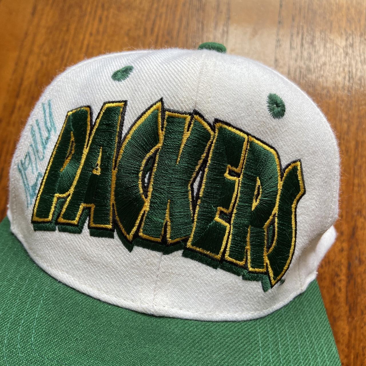 Vintage 90s USA Green Bay Packers NFL American Football embroidered graphic cap