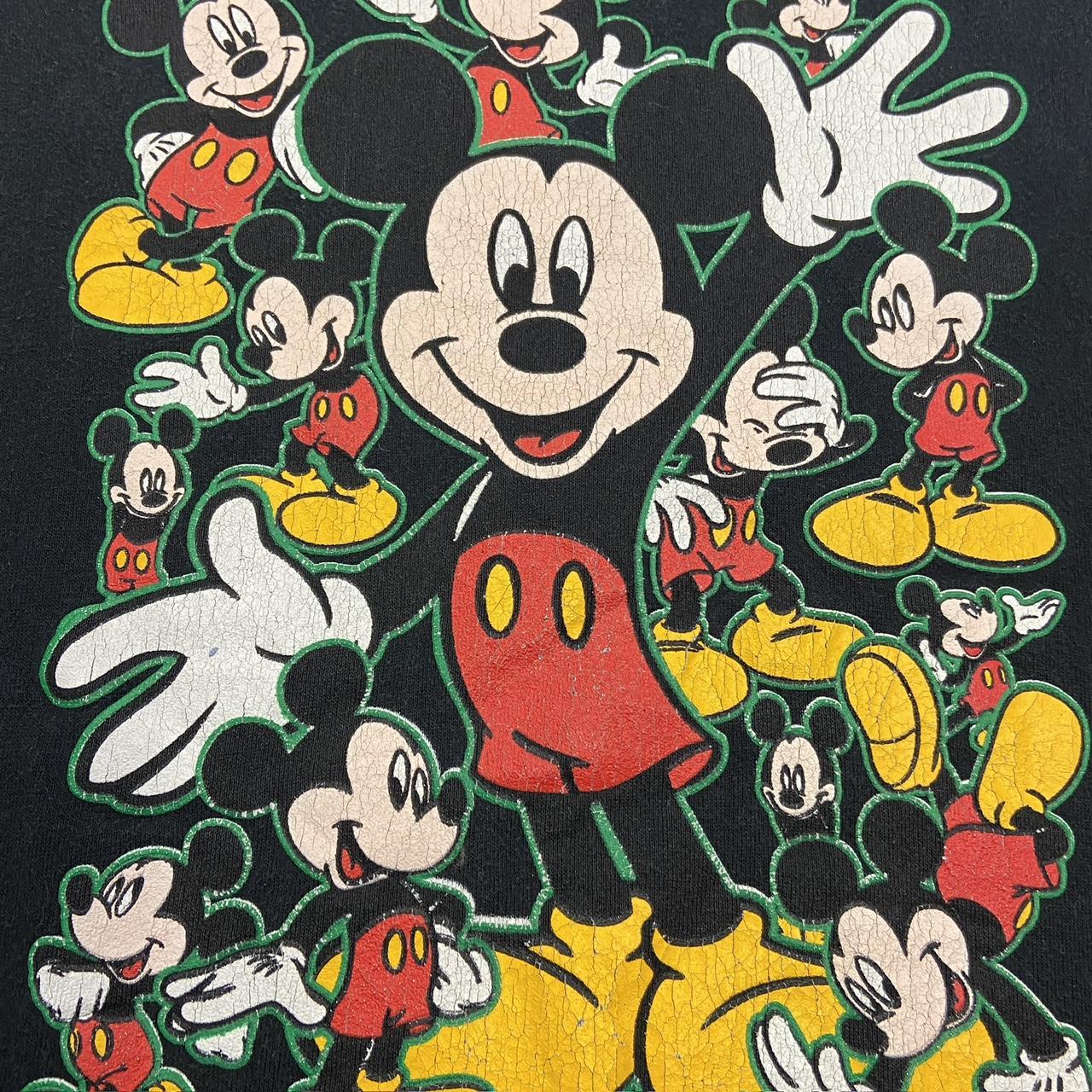 Vintage 90s USA Mickey Mouse Walt Disney cartoon promotional graphic sweatshirt