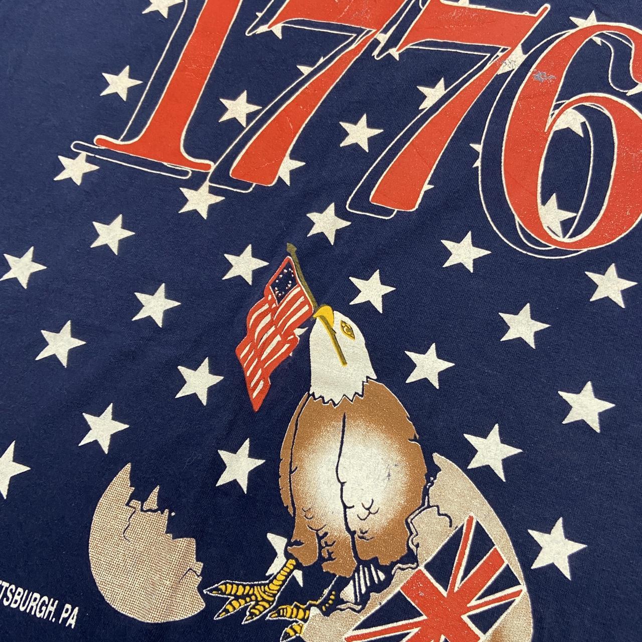 Vintage 90s USA civic light opera Pittsburgh Declaration of Independence eagle graphic t-shirt