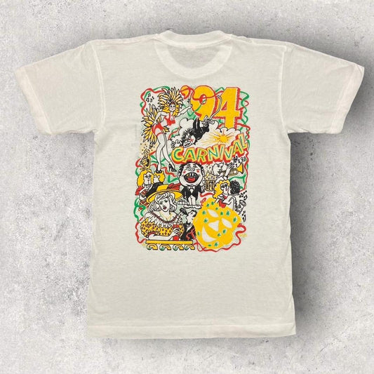 Vintage 90s Reading University carnival promotional graphic t-shirt