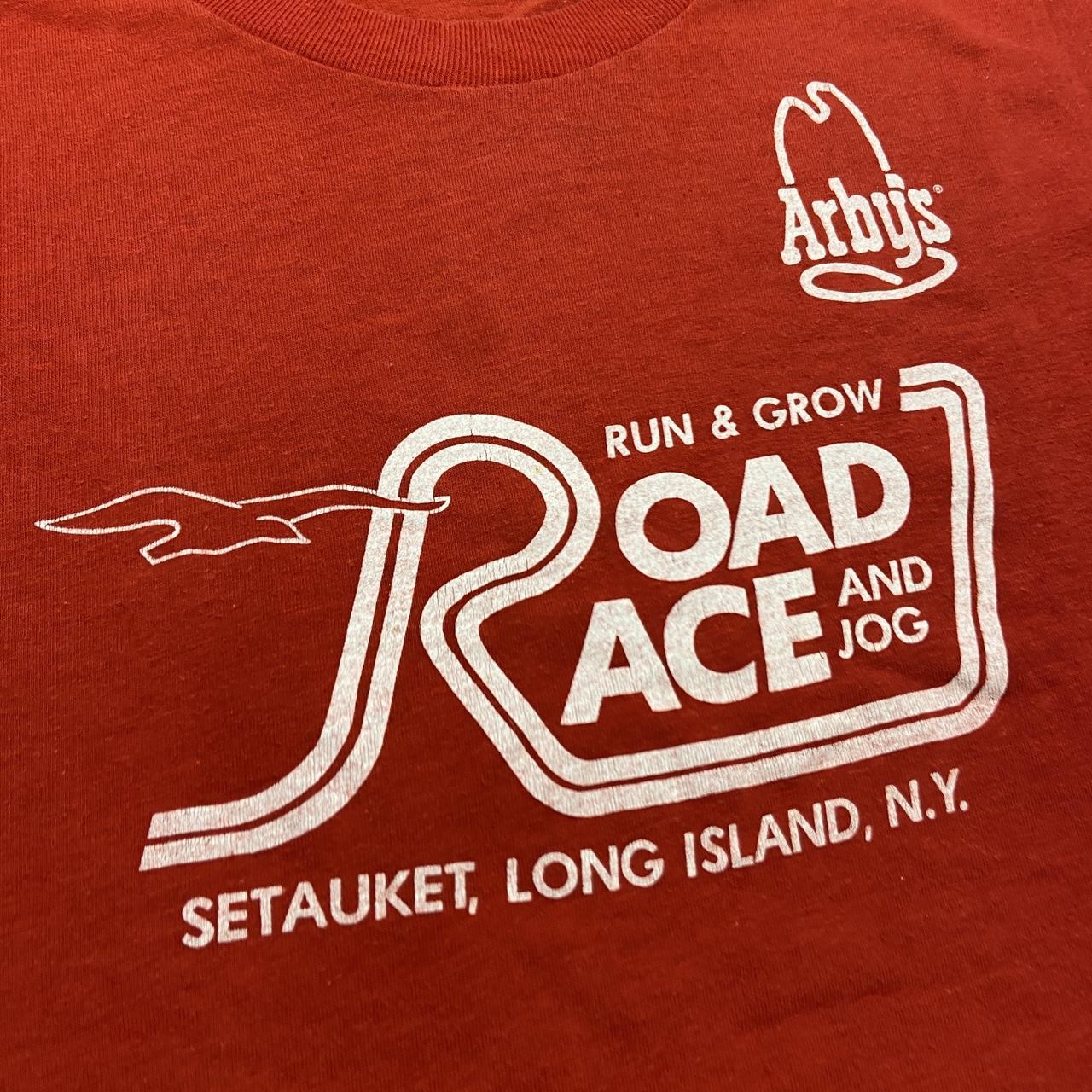 Vintage 90s USA Arby’s road race Long Island New York graphic t-shirt