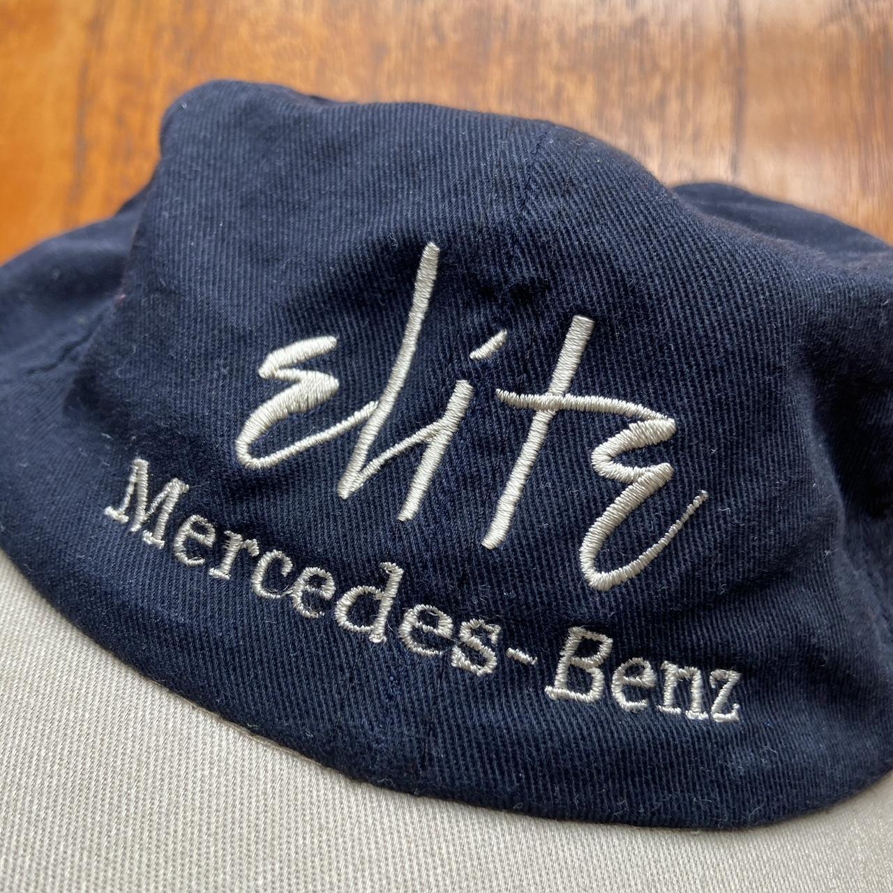 Vintage 90s USA Elite Mercedes Benz car automobile promotional graphic cap