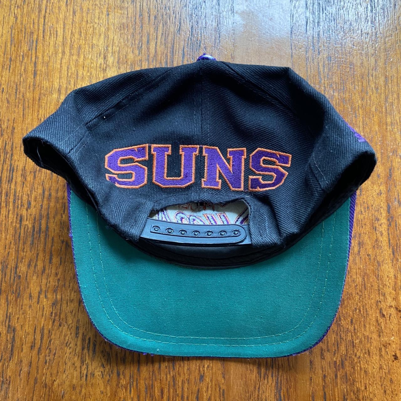 Vintage 90s USA Phoenix Suns NBA basketball graphic black/purple cap