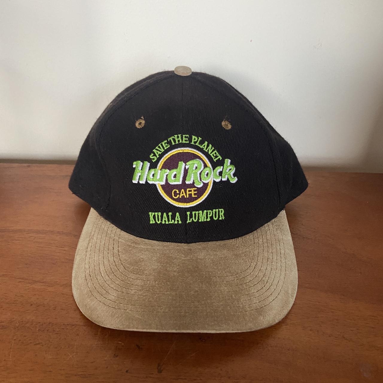 Vintage 90s USA Hard Rock Cafe Kuala Lumpur Malaysia Promotional embroidered cap