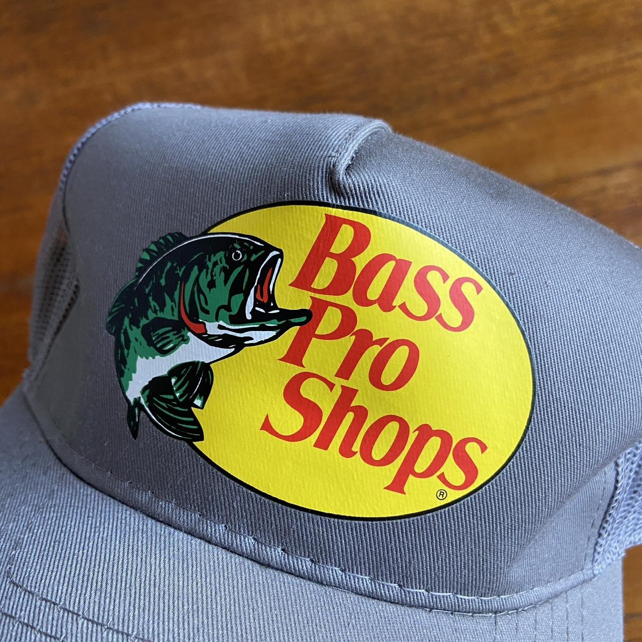 Vintage 2000s Y2K Bass Pro Shops fishing hunting promotional graphic trucker cap