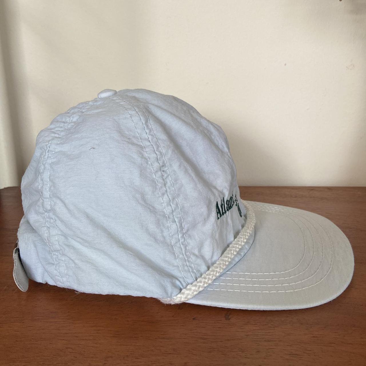 Atlanta 1996 Olympics Cap - Vintage 90s USA Olympic Games Nylon Memorabilia White Hat (OSFA)