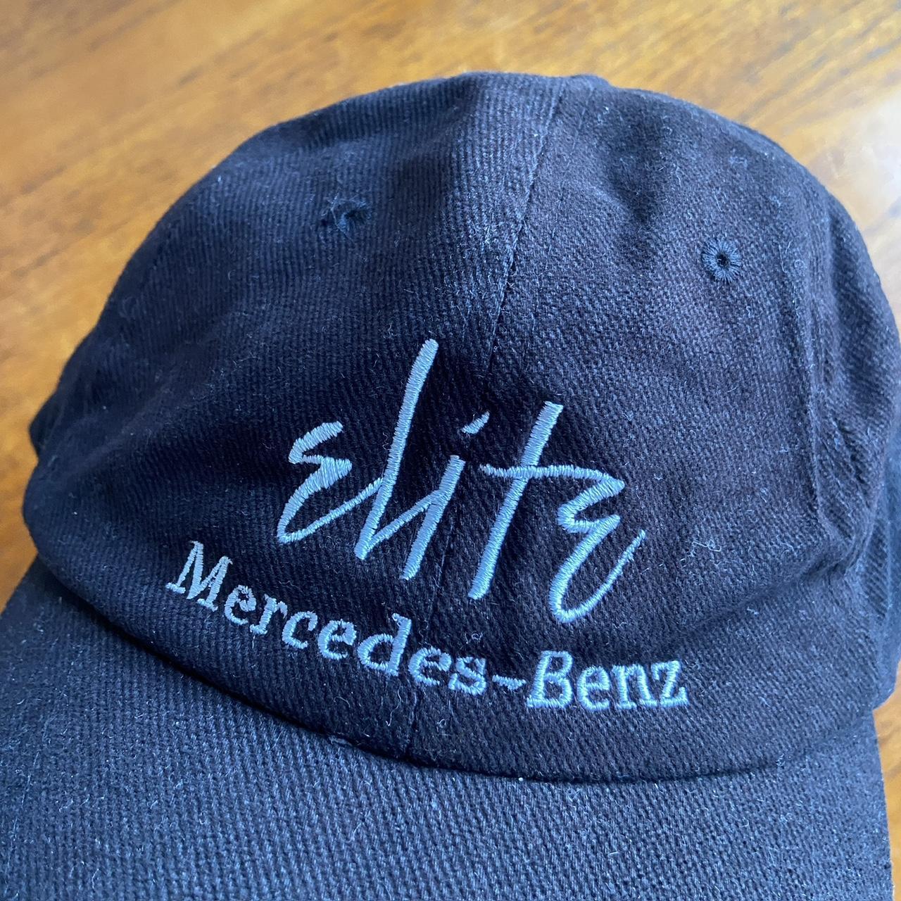 Vintage 90s USA Elite Mercedes Benz car automobile promotional graphic cap