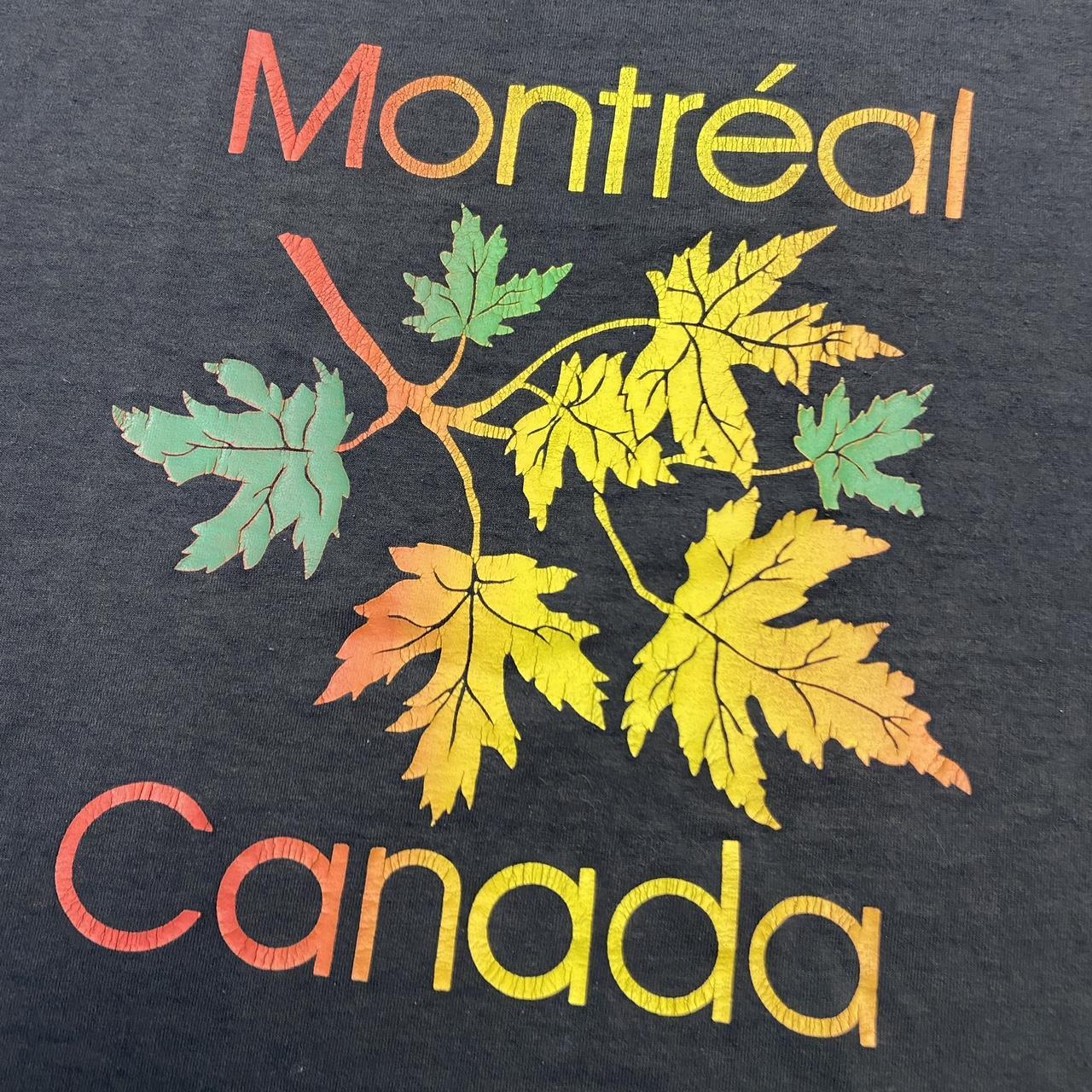 Vintage 90s Montreal Canada maple leaf tourist souvenir graphic t-shirt