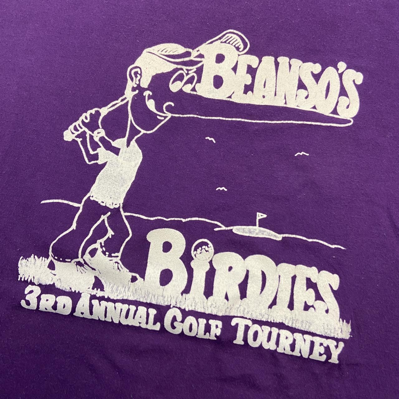 Vintage 90s USA beanso’s birdies golf tournament graphic t-shirt