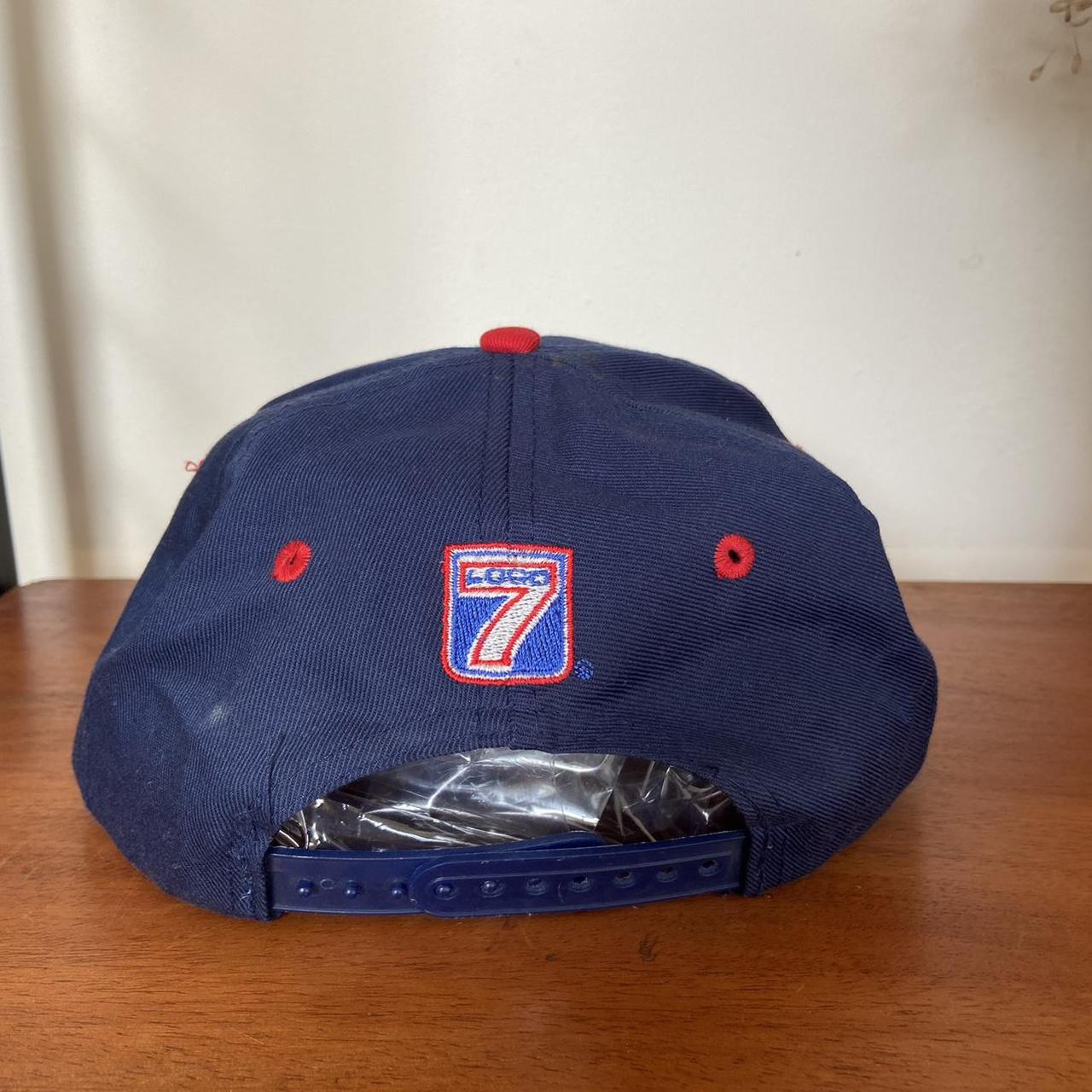 Atlanta 1996 Olympics Logo 7 Cap - Vintage 90s USA Olympic Games Memorabilia Navy Hat (OSFA)