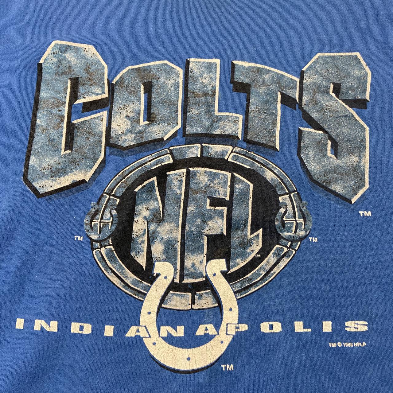 Indianapolis Colts vintage 90s blue sweatshirt