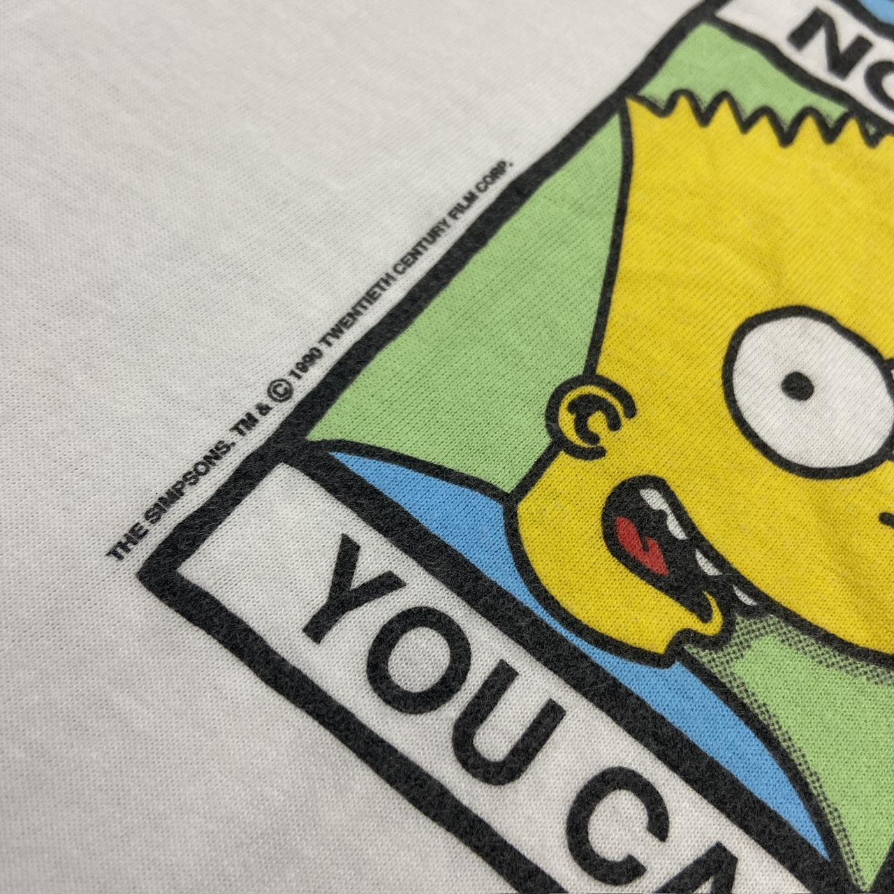 Vintage 90s USA The Simpsons Bart Simpson portraits cartoon promotional graphic t-shirt