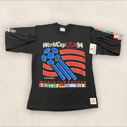 Vintage 90s USA World Cup 94 World Cup graphic long-sleeve t-shirt