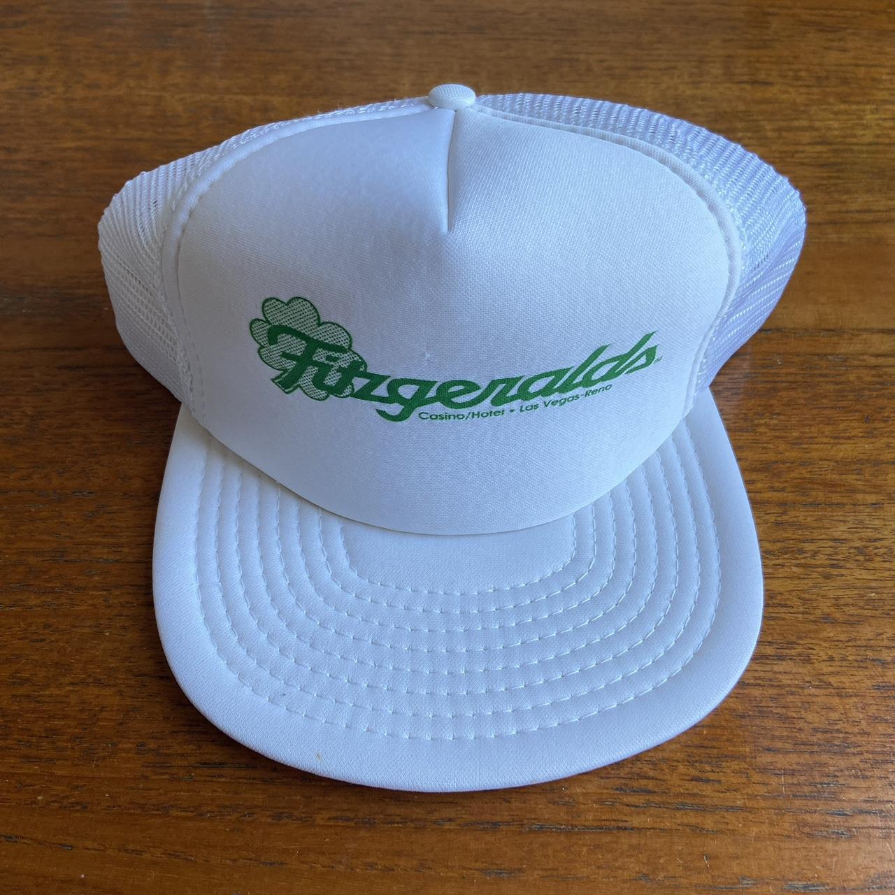 Vintage 90s USA Fitzgeralds casino hotel Las Vegas Reno promotional graphic trucker cap