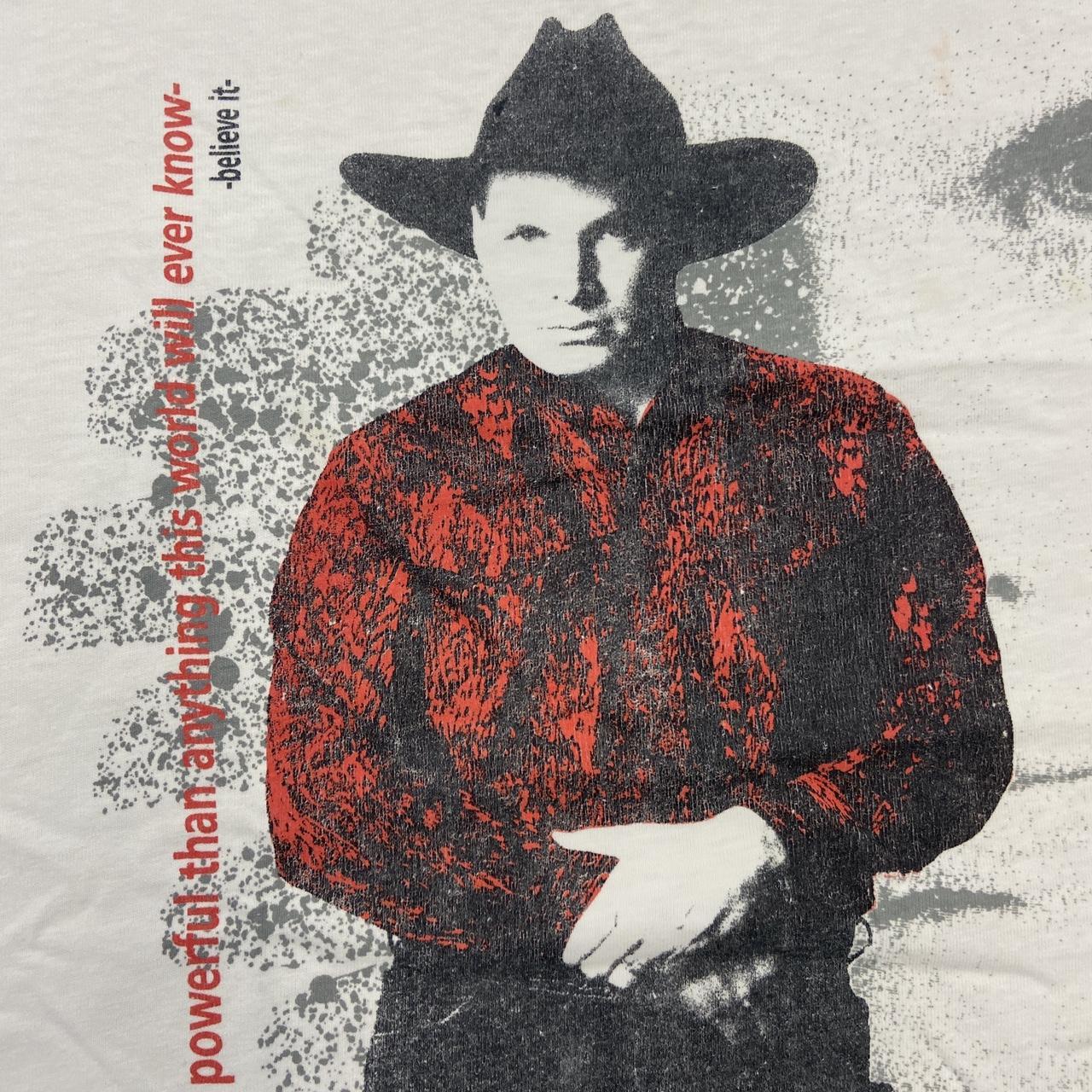 Vintage 90s USA Garth Brooks country western music promotional graphic t-shirt