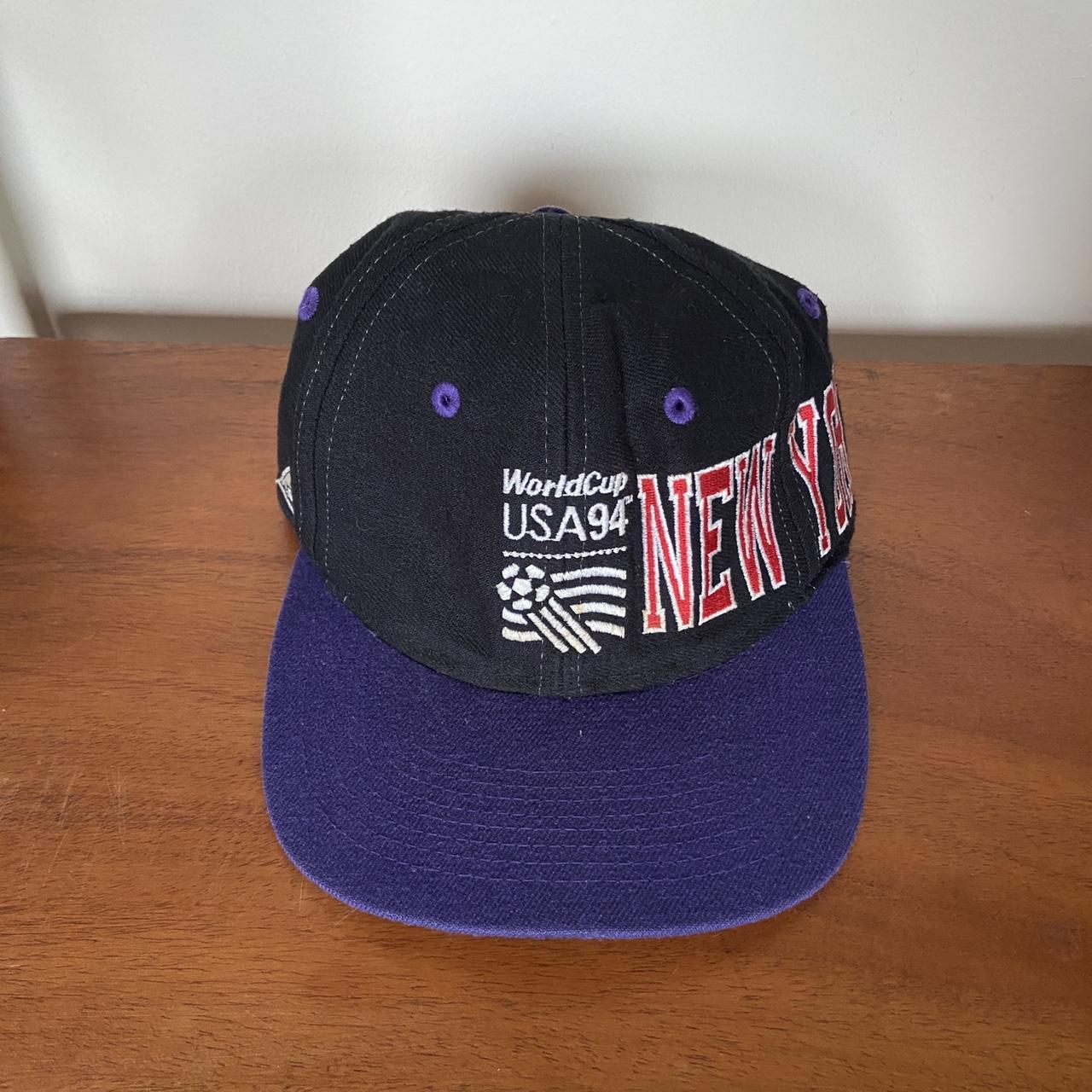 Vintage 90s USA World Cup 94 football tournament New York graphic promotional graphic cap