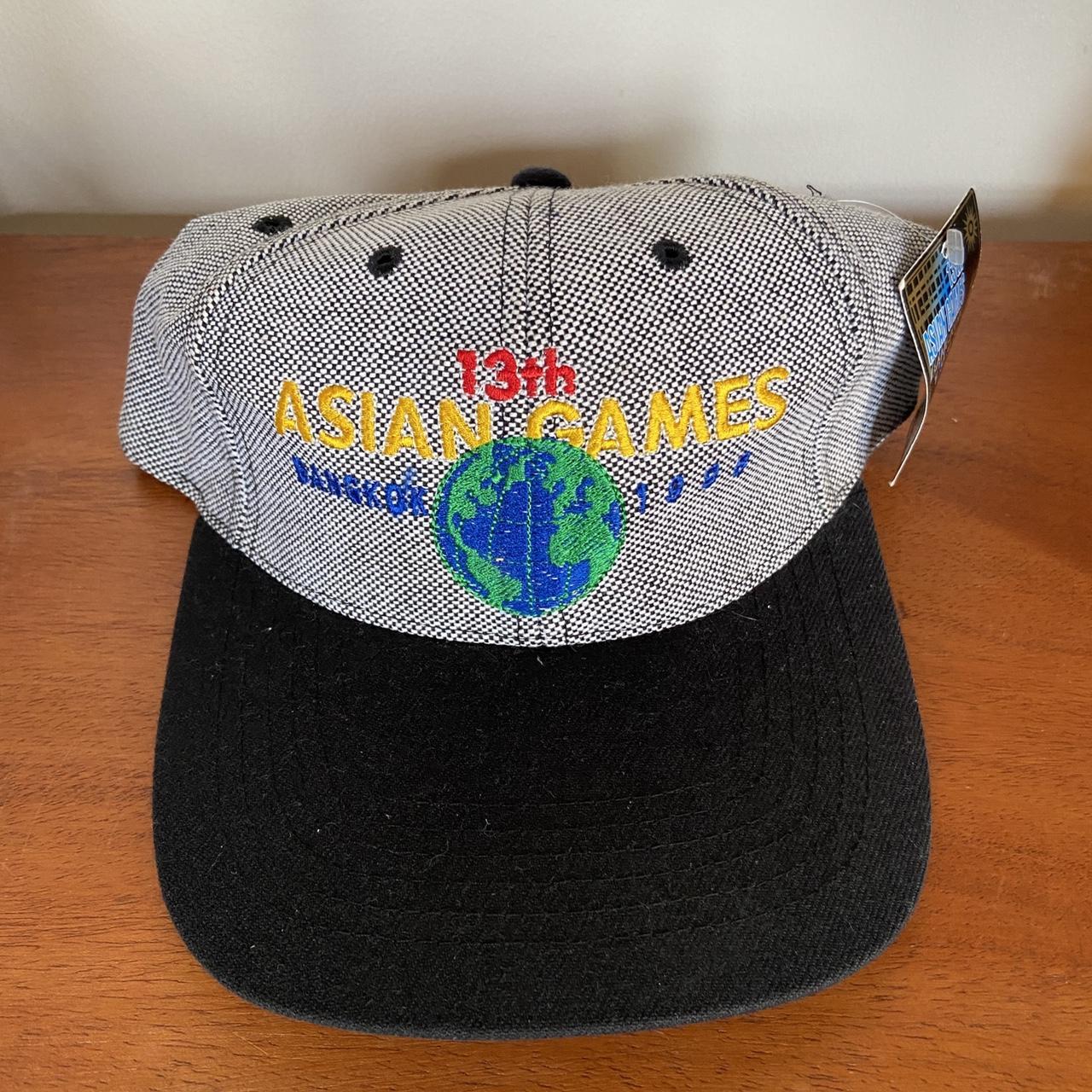 Vintage 90s Asian Games Bangkok Thailand Athletics promotional graphic cap