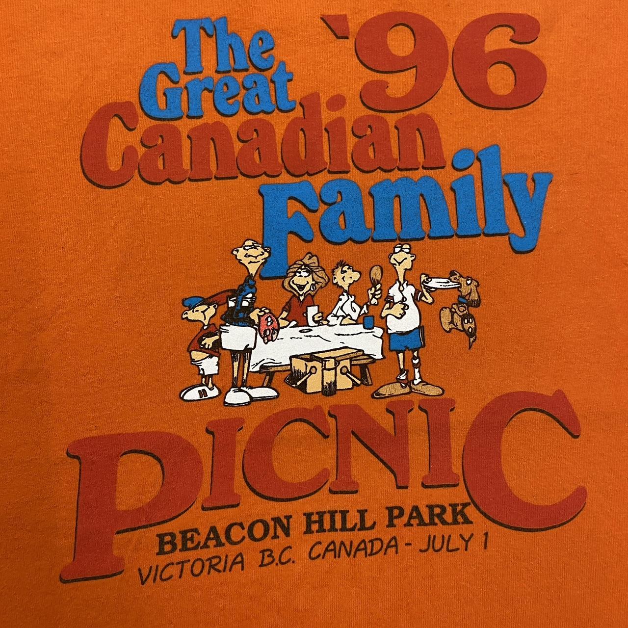 Vintage 90s the great Canadian family picnic Victoria British Columbia Canada McDonald’s t-shirt