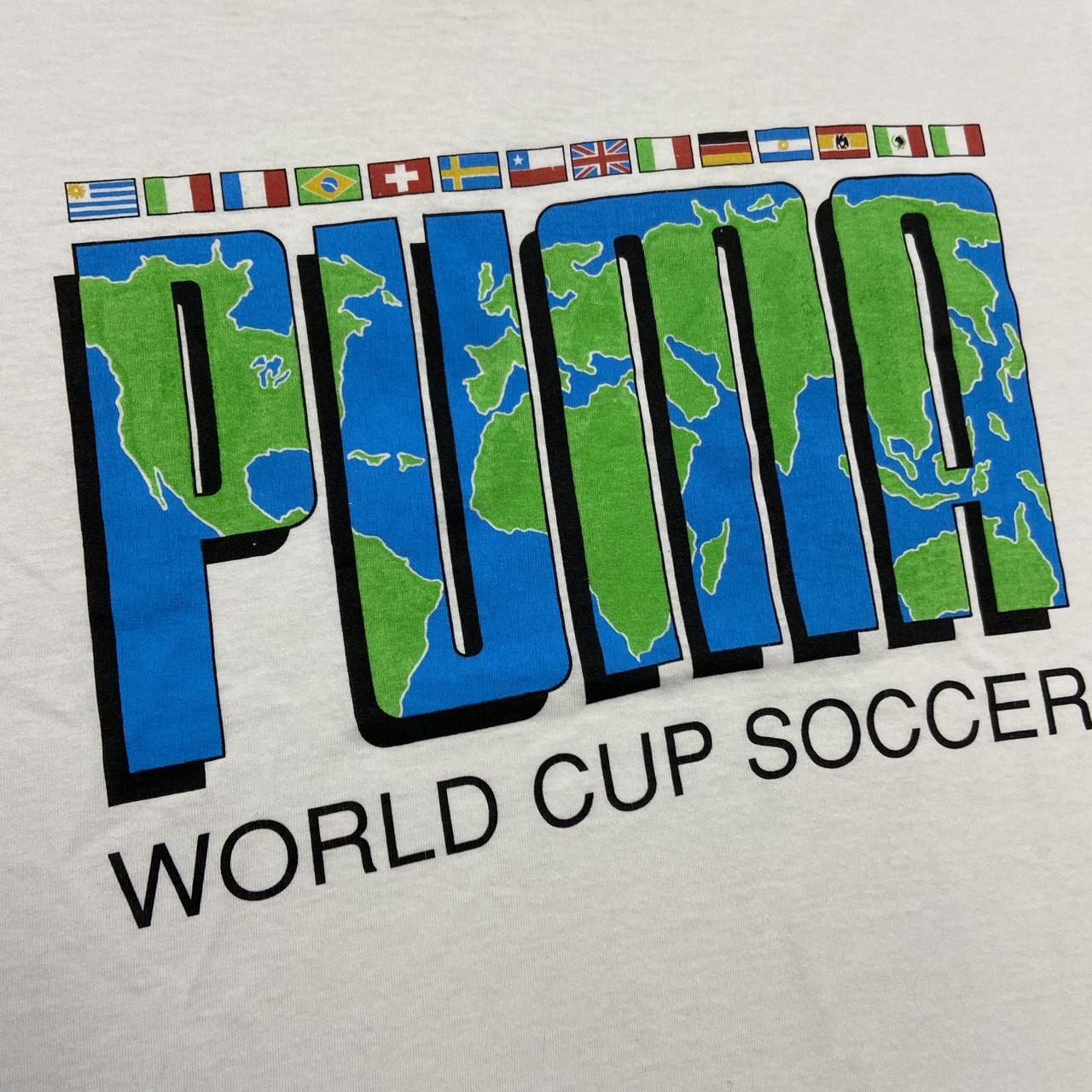 Vintage 90s USA Puma World Cup soccer graphic t-shirt