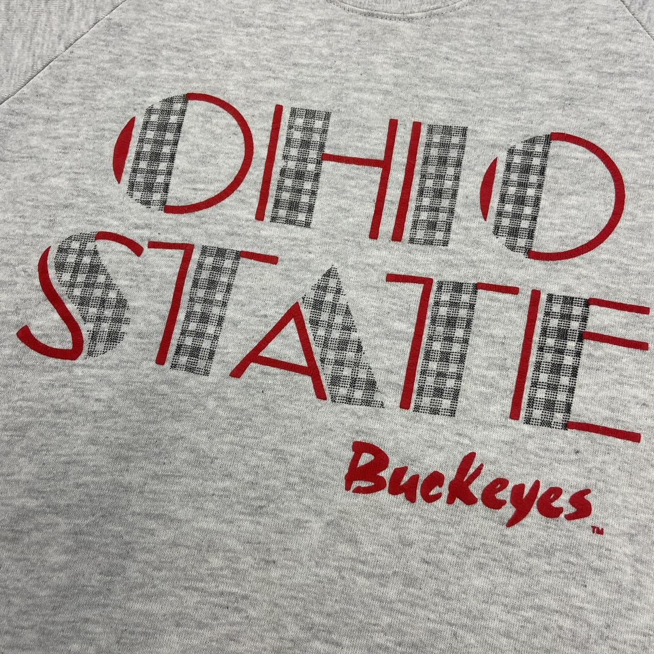 Vintage 90s USA Ohio State Buckeyes university college football promotional graphic sweatshirt