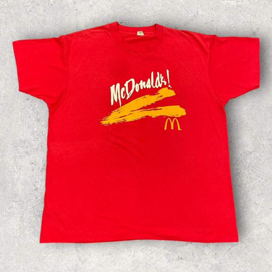 Vintage 90s USA McDonald’s spell-out graphic promotional t-shirt