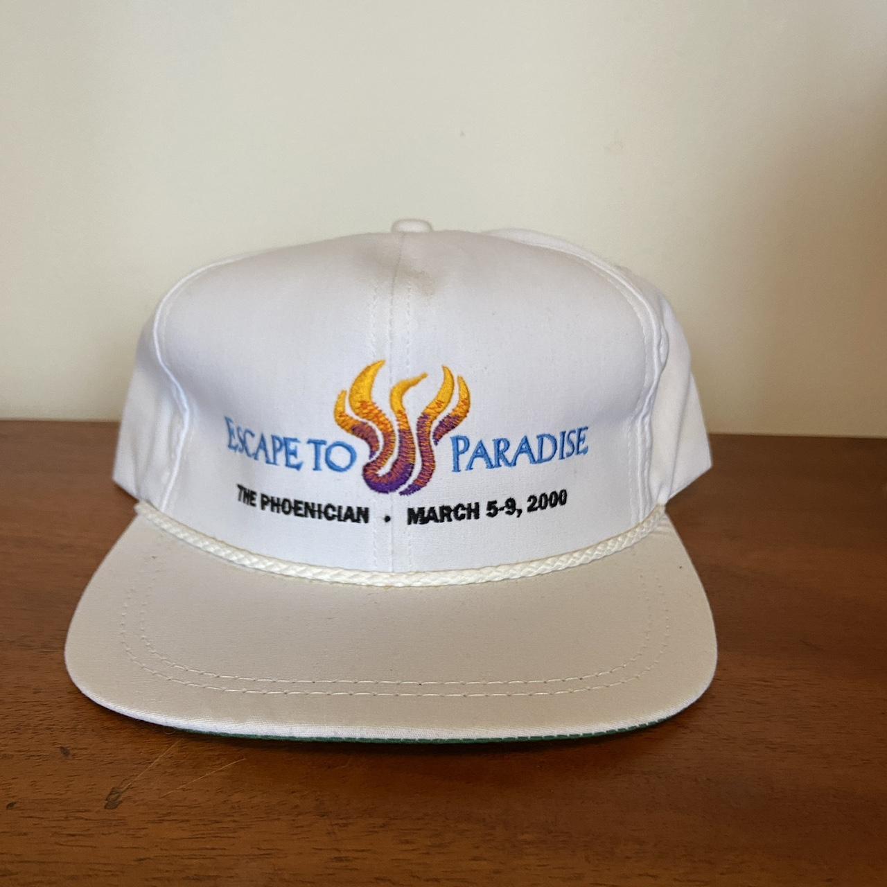 Vintage Y2K 2000s USA “escape to paradise” the Phoenician hotel tourist souvenir graphic cap