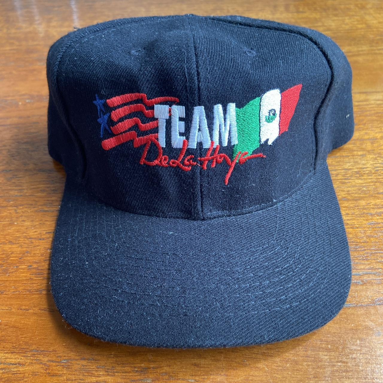 Vintage 2000s Y2K boxing team Oscar De La Hoya promotional graphic cap