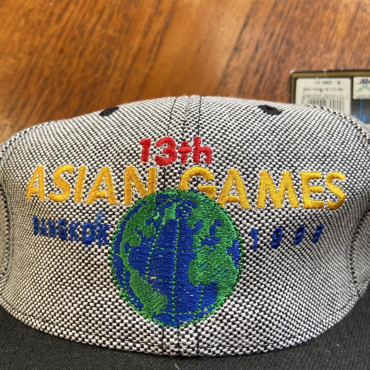 Vintage 90s Asian Games Bangkok Thailand Athletics promotional graphic cap