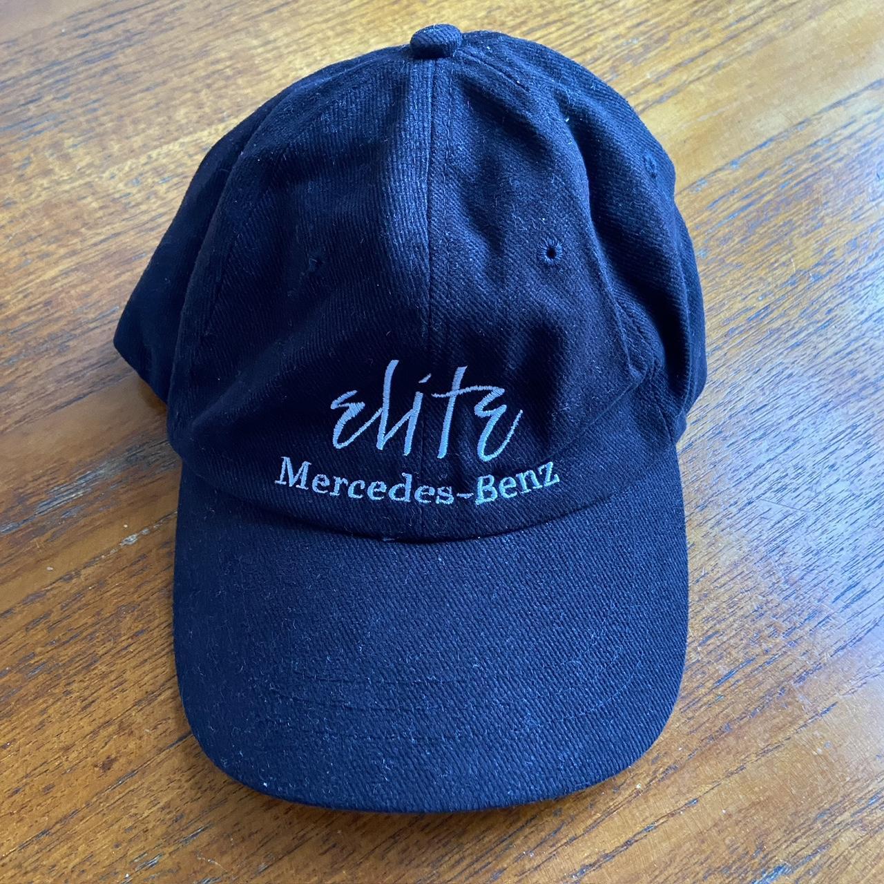 Vintage 90s USA Elite Mercedes Benz car automobile promotional graphic cap